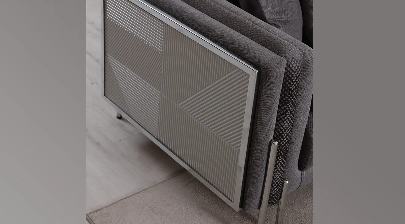 Hürrem Silber Sofa Set