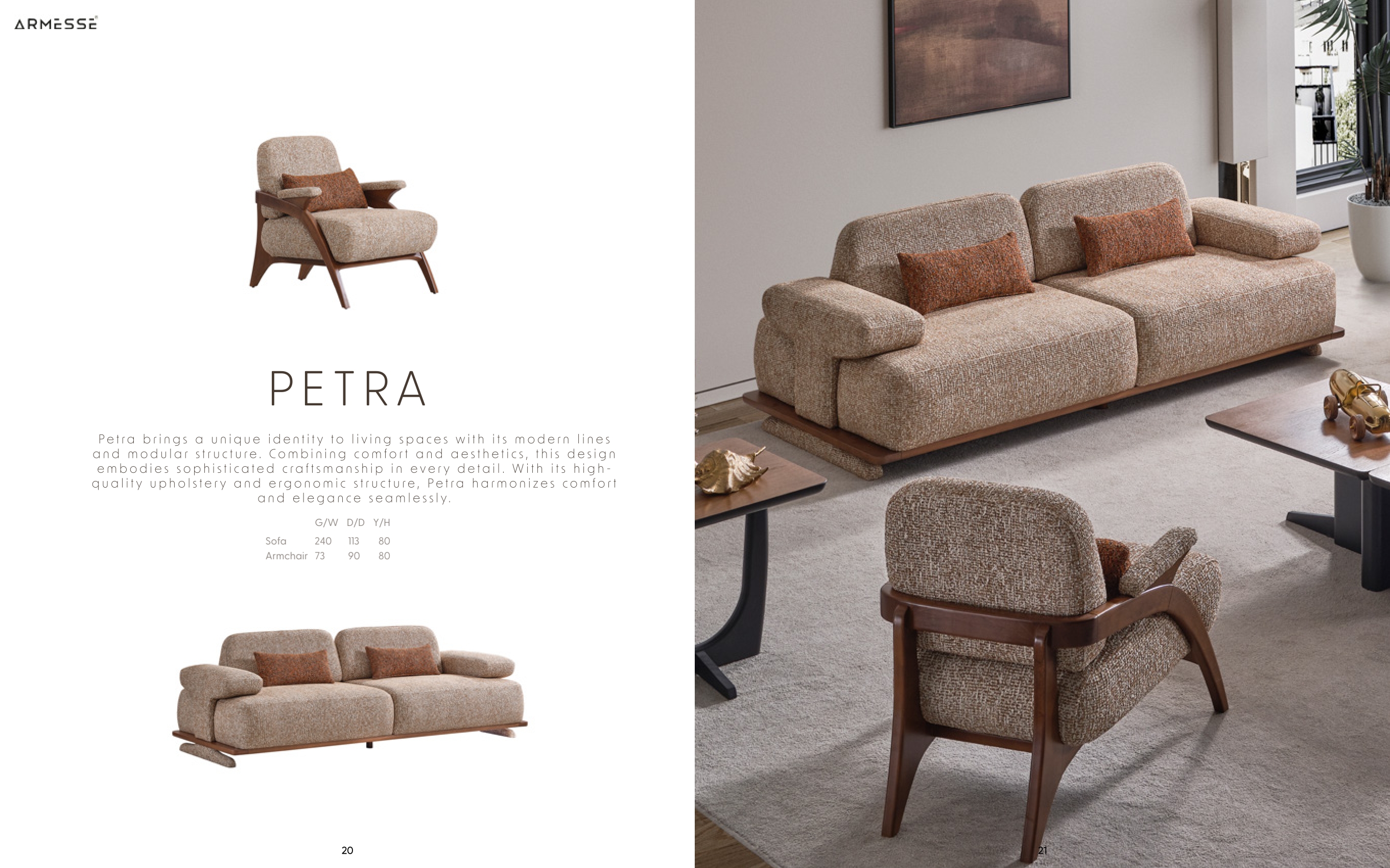Petra Sofa Set