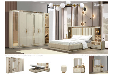 Zara Gold Luxury Schlafzimmer Set