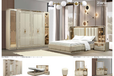 Zara Gold Luxury Schlafzimmer Set