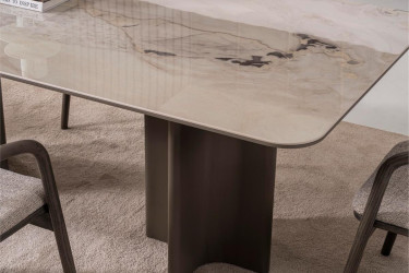 Rio Esszimmer Set ( Marmor Tisch )