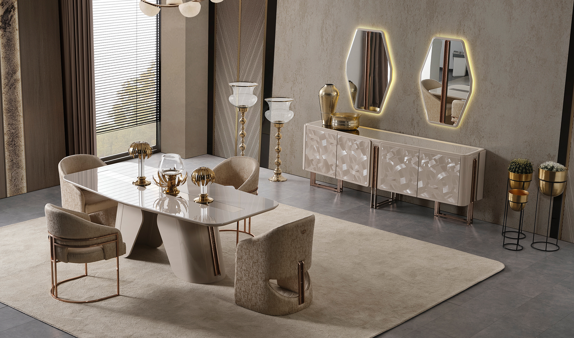 Mercan Esszimmer Set