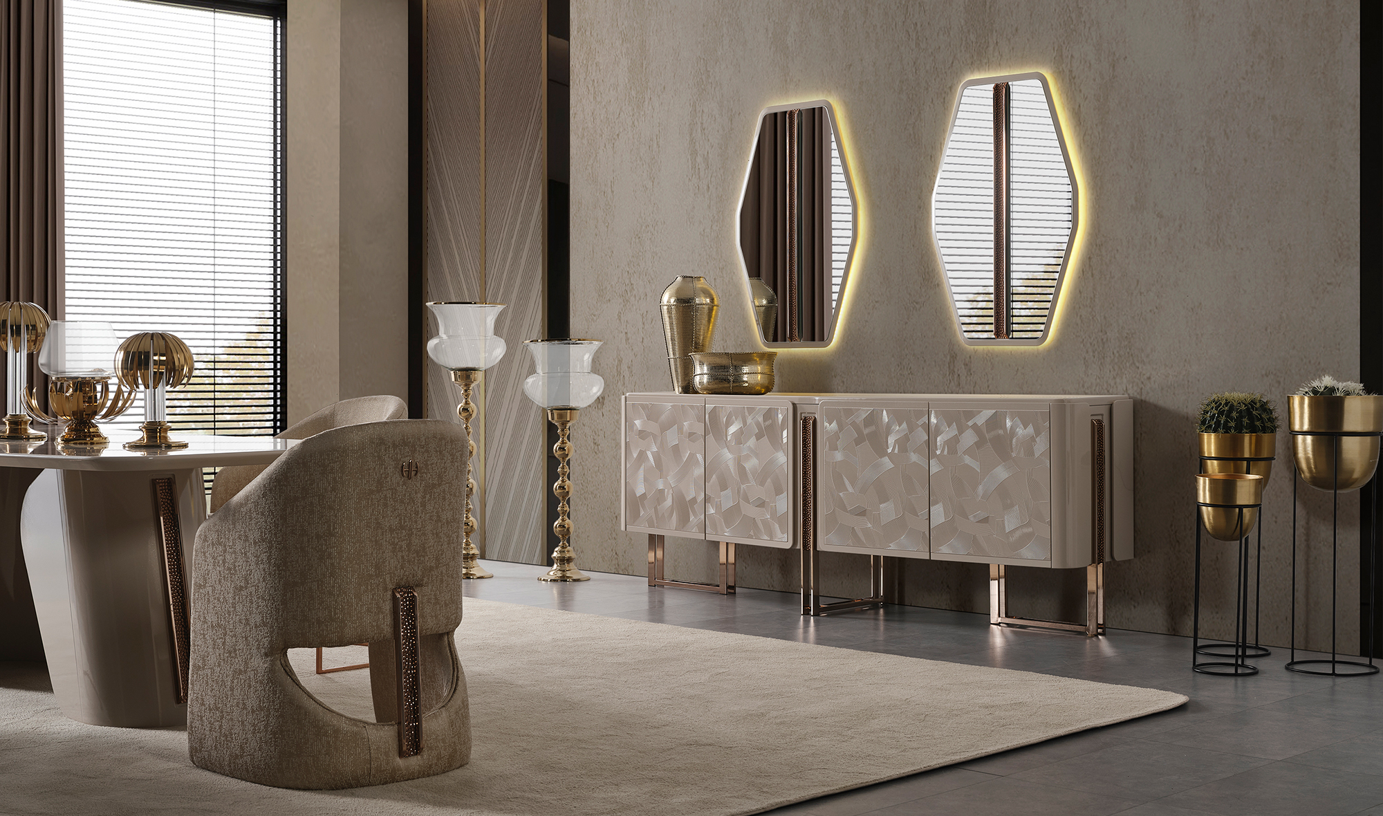 Mercan Esszimmer Set