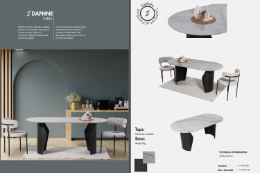 Daphne Keramik Esstisch