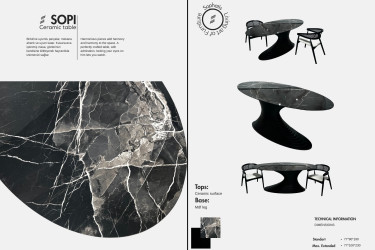 Sopi Keramik Esstisch