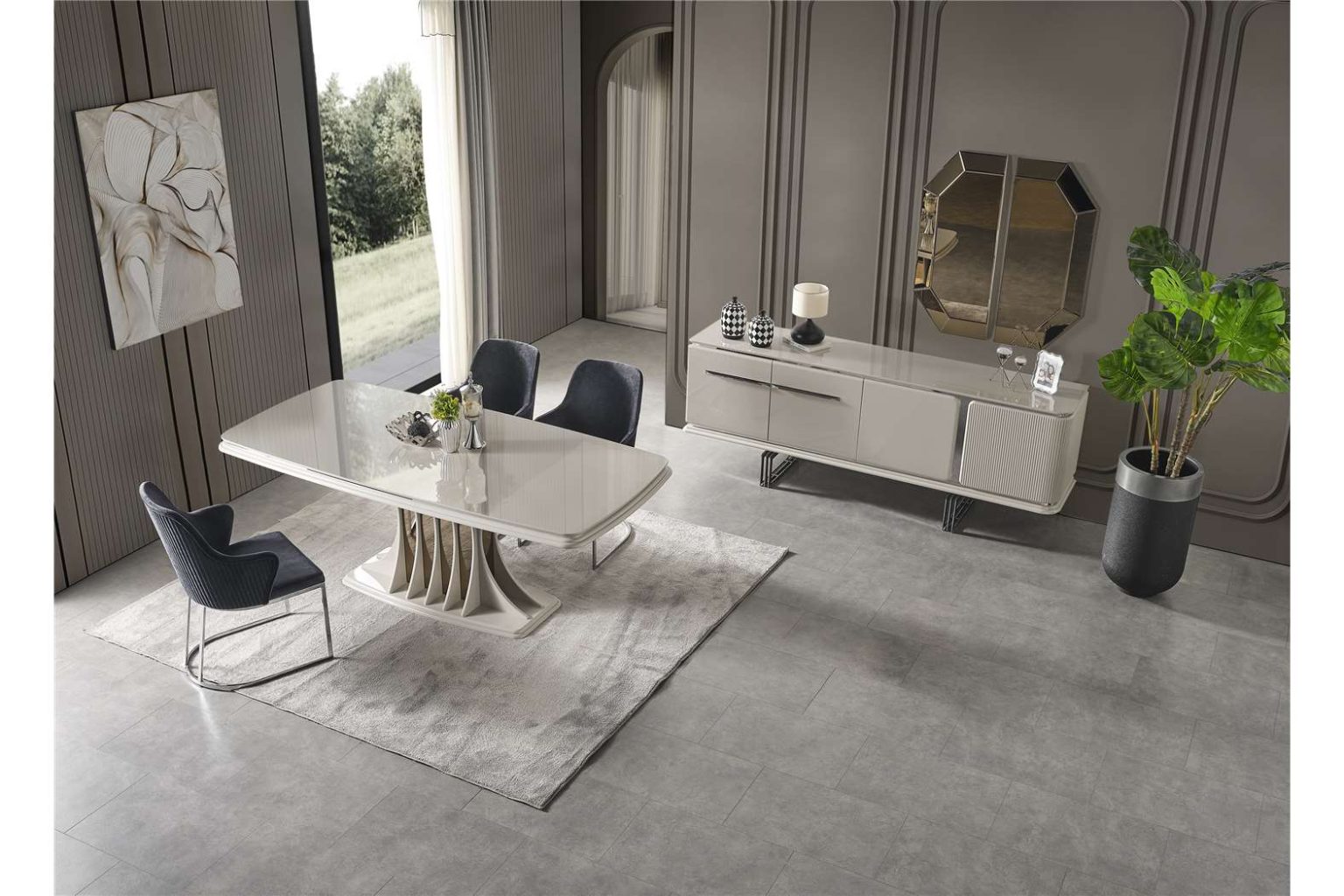 Bergama Sandstein Esszimmer