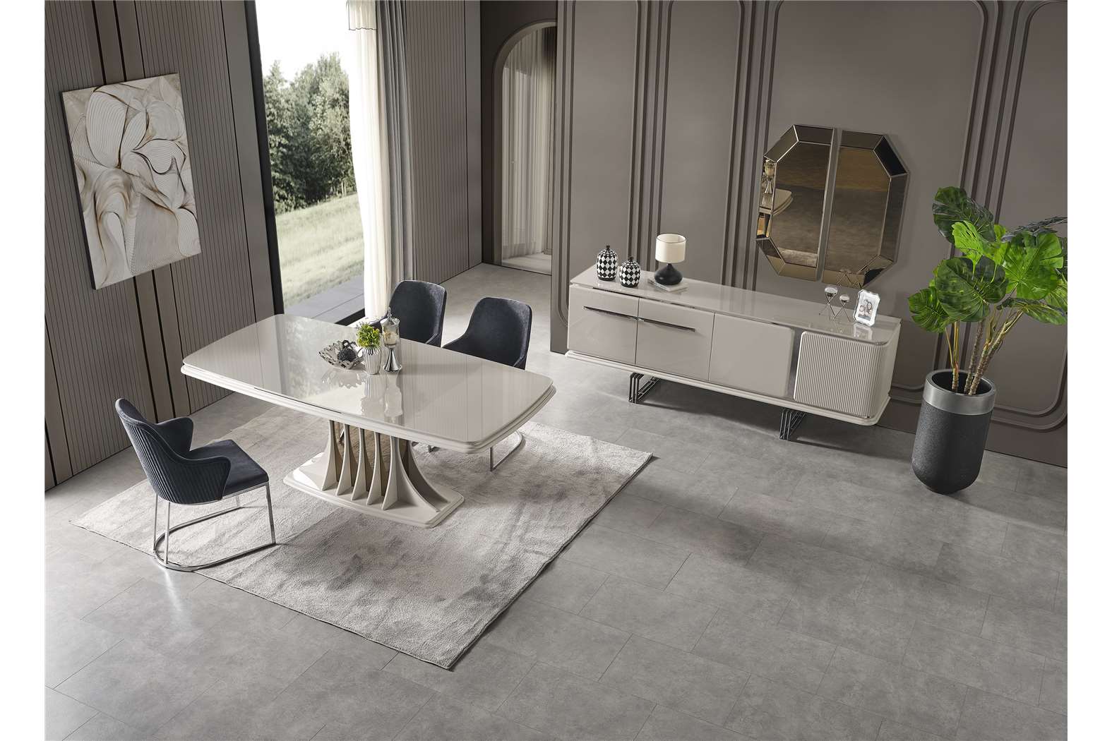 Bergama Sandstein Esszimmer