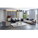 Bella Silber Sofa Set