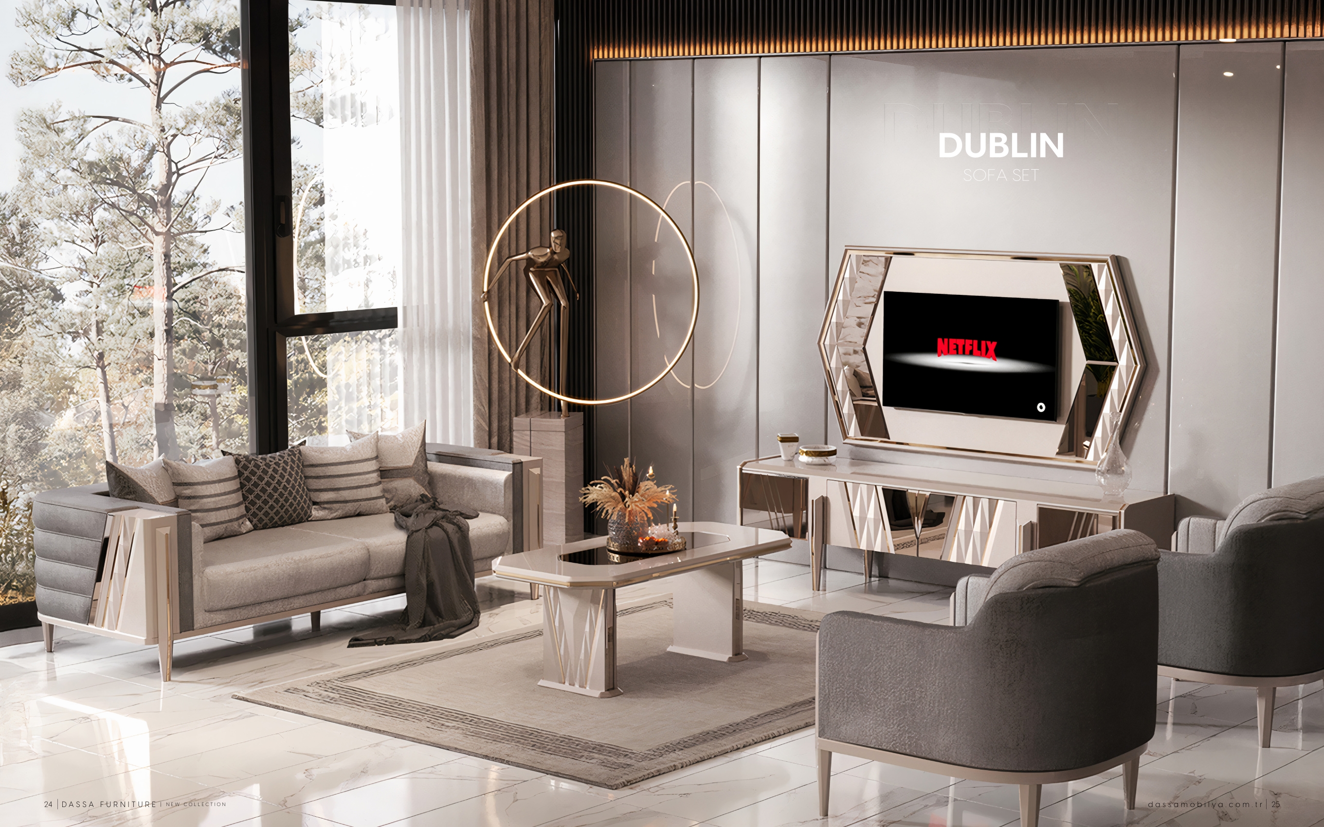 Dublin Sofa Set