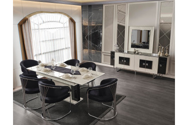 Premier White Esszimmer Set