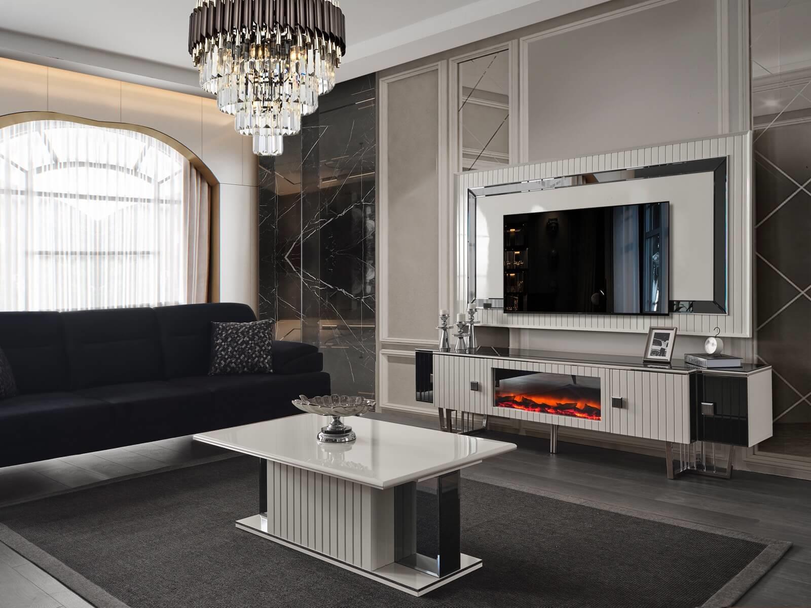 Premier White Tv Mobel