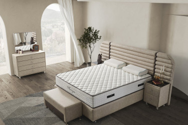 Roza Boxspringbett