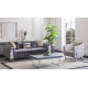 Selux Silber Sofa Set
