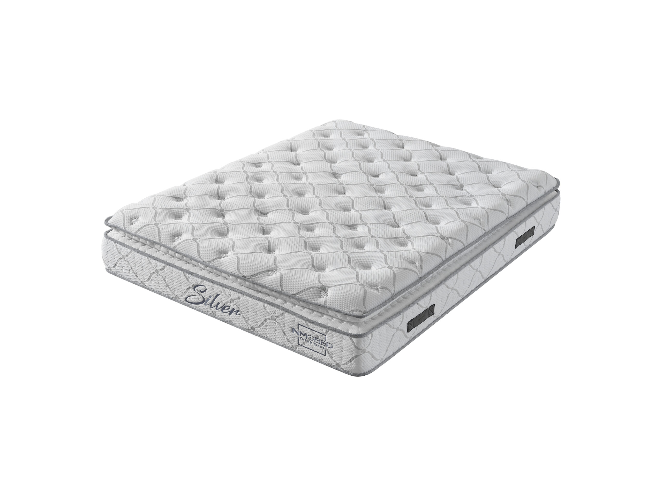 Silver Boxspringbett