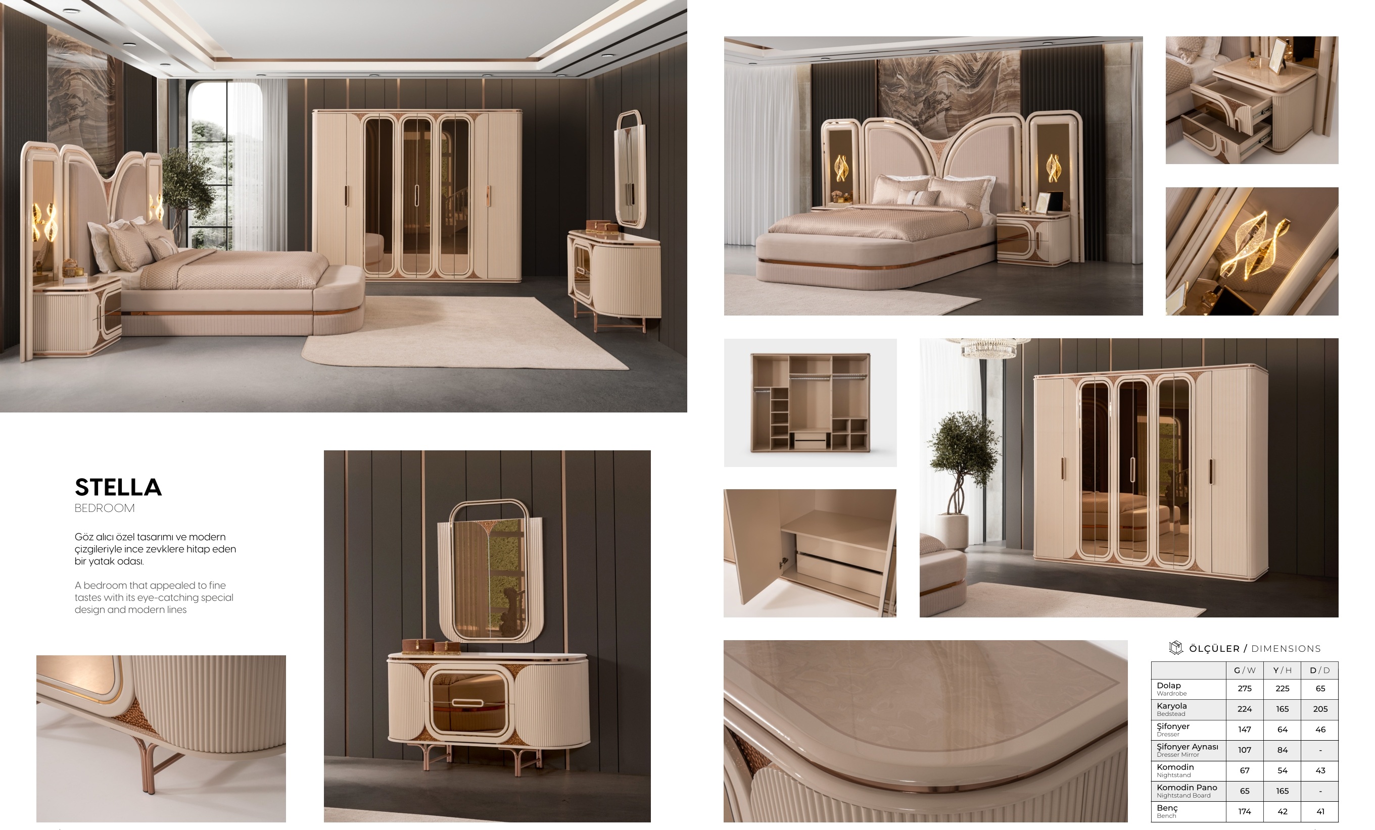 Stella Schlafzimmer Set