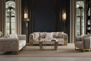 Sultan Gold Sofa Set