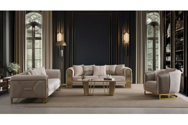 Sultan Gold Sofa Set