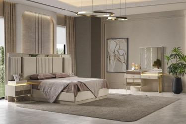 Lexus Beige Schlafzimmer Set