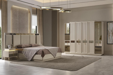 Lexus Beige Schlafzimmer Set