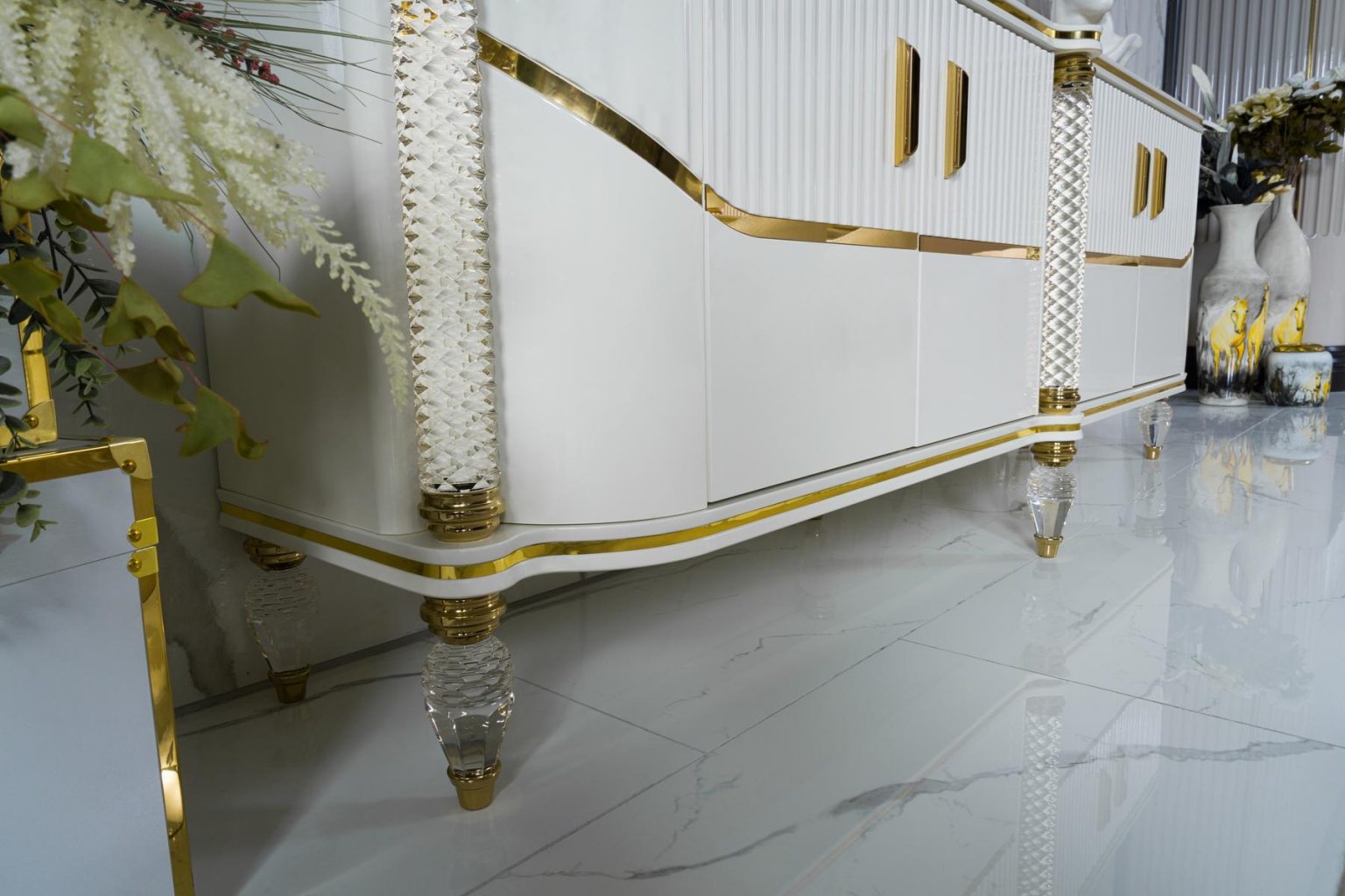 Parisx Esszimmer Set Marmor Optisch