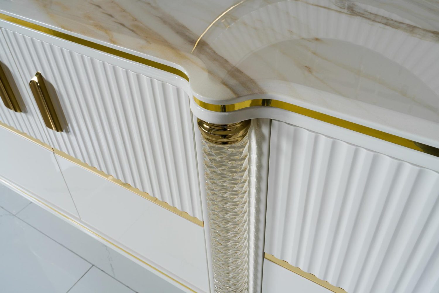 Parisx Esszimmer Set Marmor Optisch