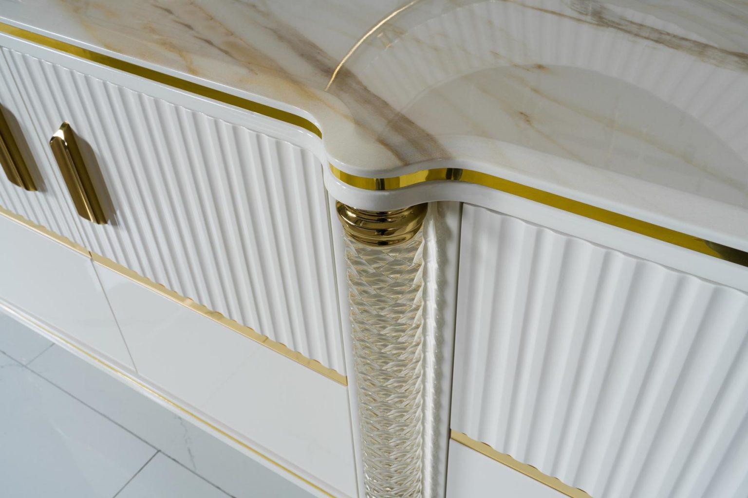 Parisx Esszimmer Set Marmor Optisch