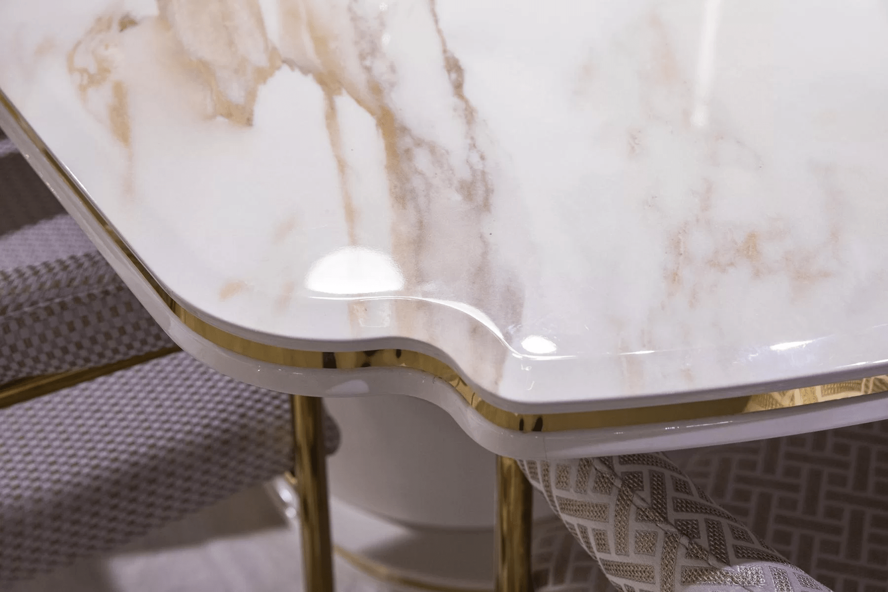 Parisx Esszimmer Set Marmor Optisch