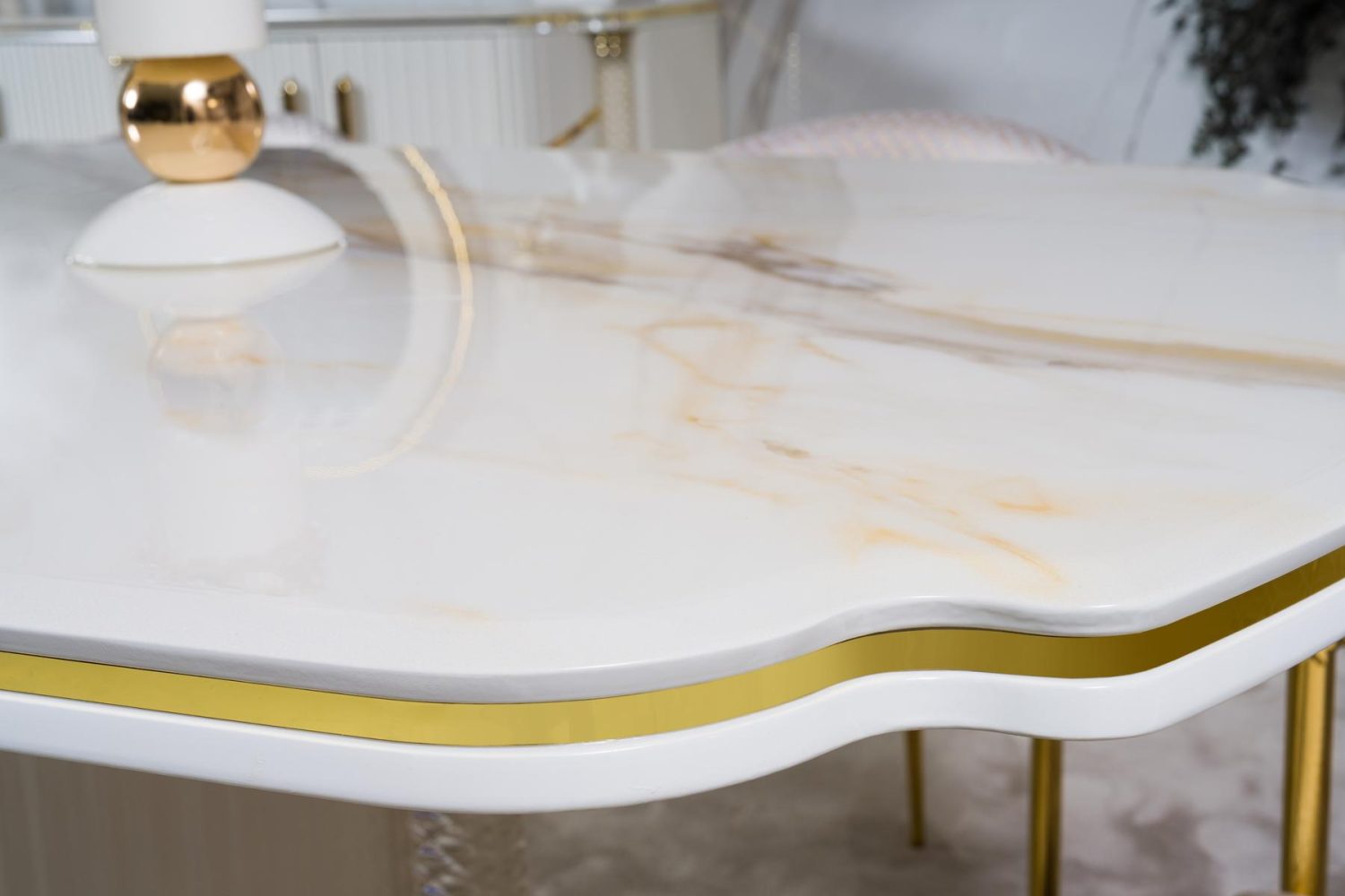Parisx Esszimmer Set Marmor Optisch